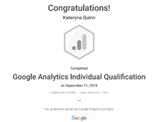 Google Analytics Individual Qualification