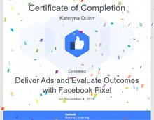 Deliver ads with facebook pixel