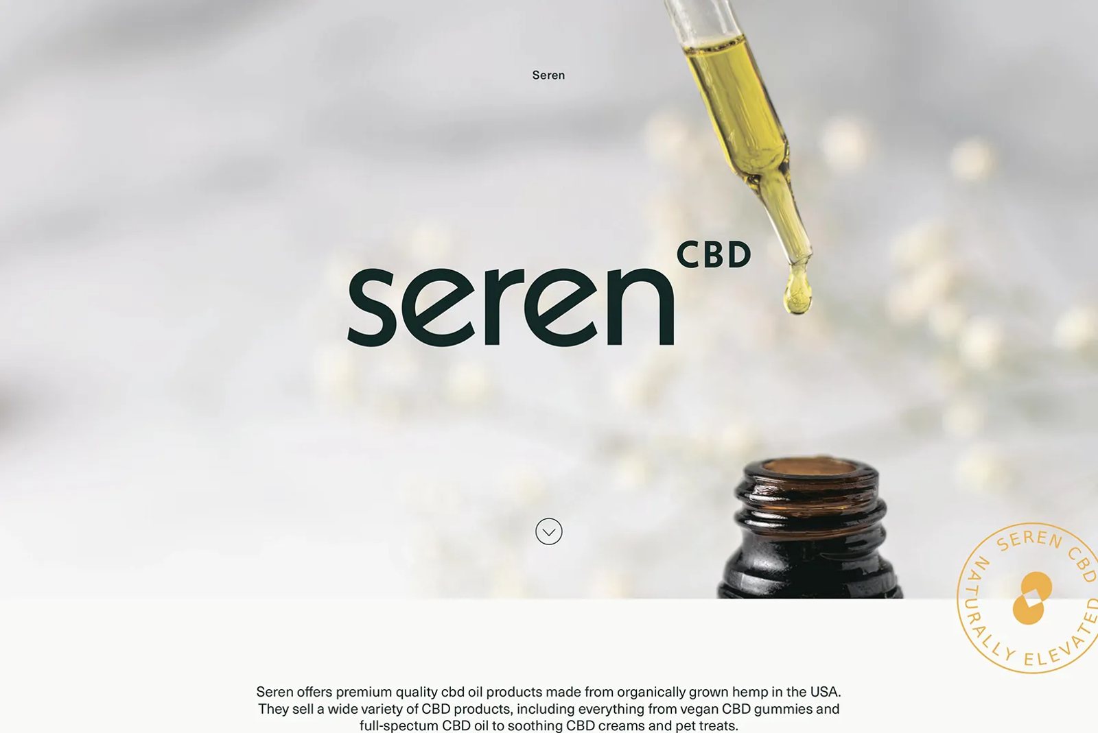 Seren CBD website