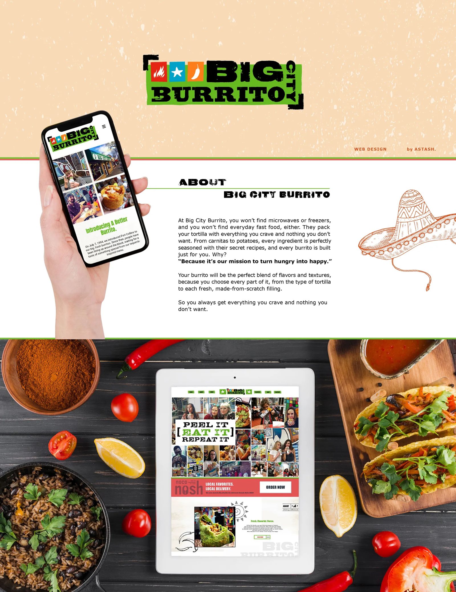 Big City Burrito website