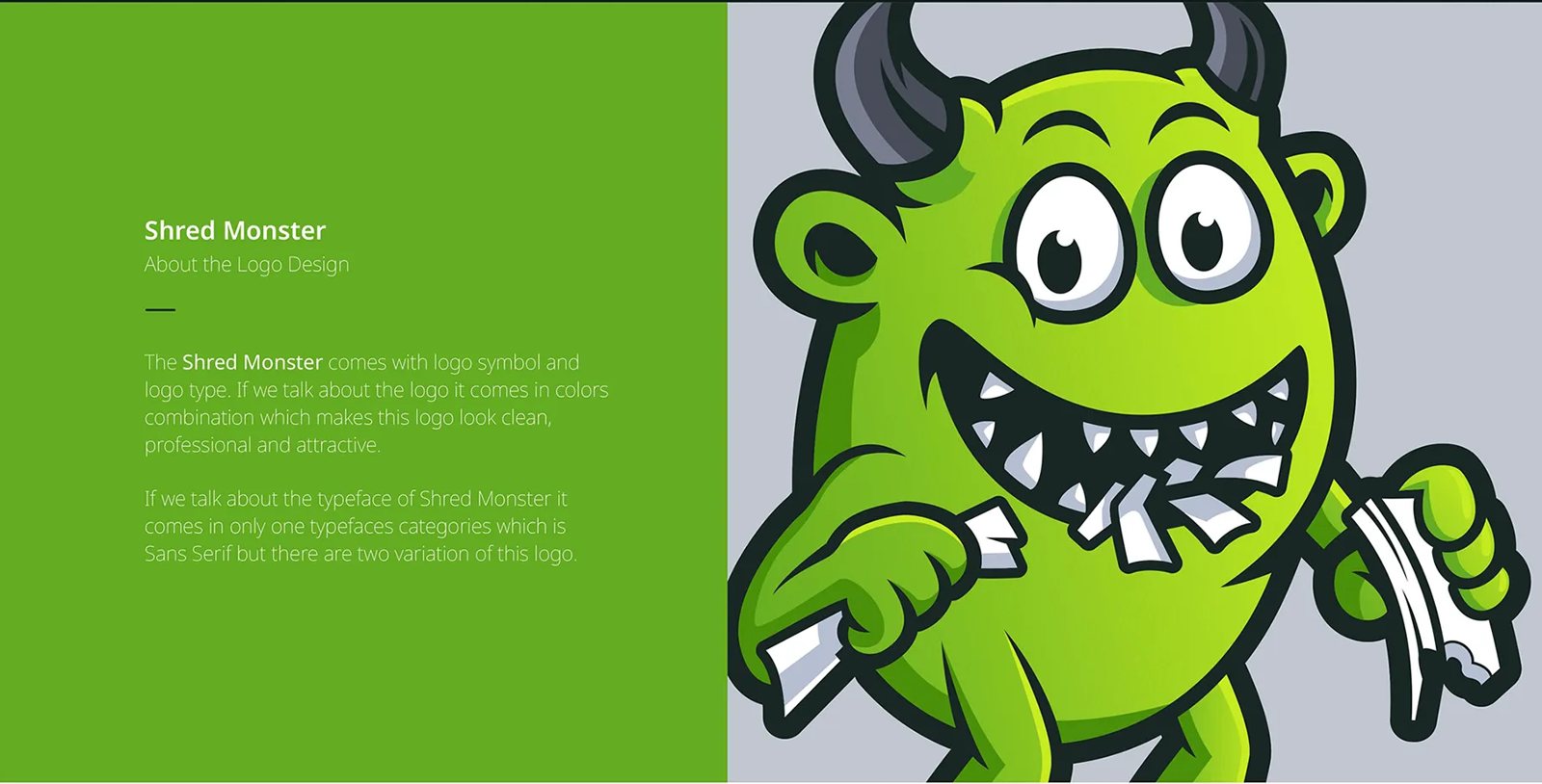 Shred Monster mascot