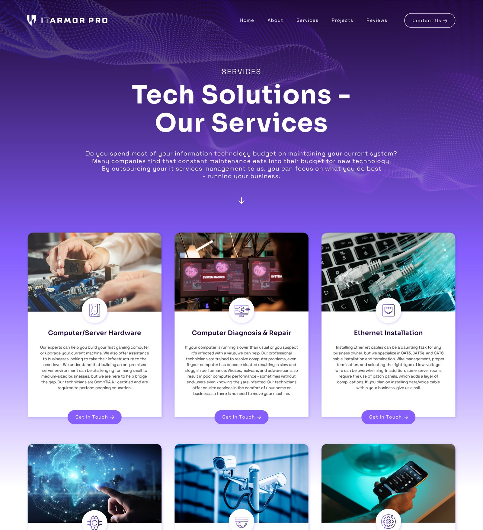 IT Armor PRO website