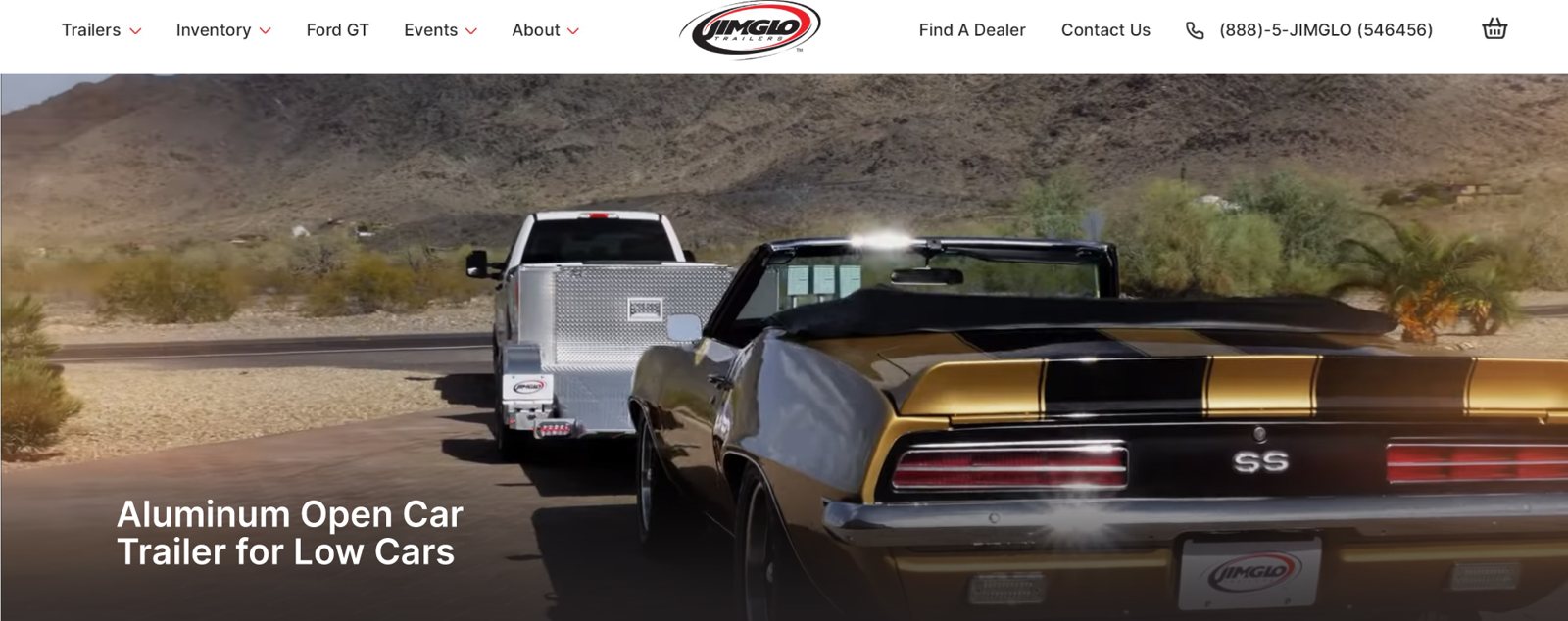 JIMGLO Trailers website