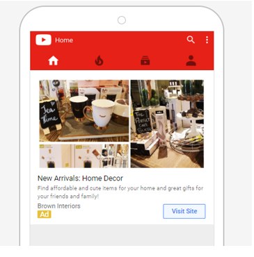 Brown Interiors display ad design