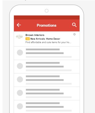 Brown Interiors display ad design