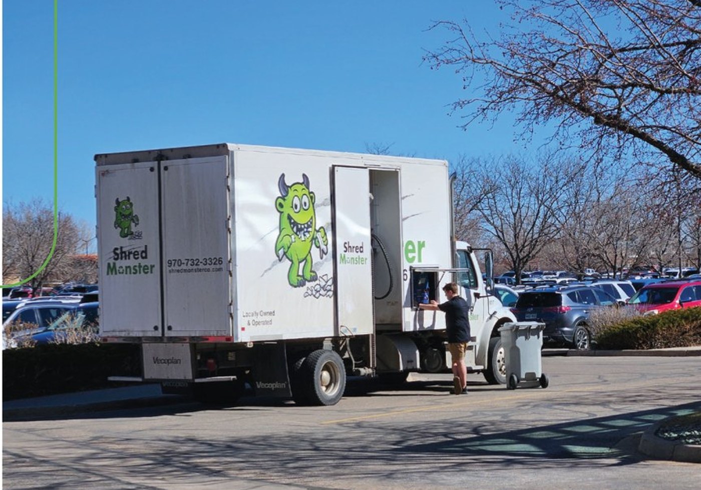 Shred Monster truck wrap