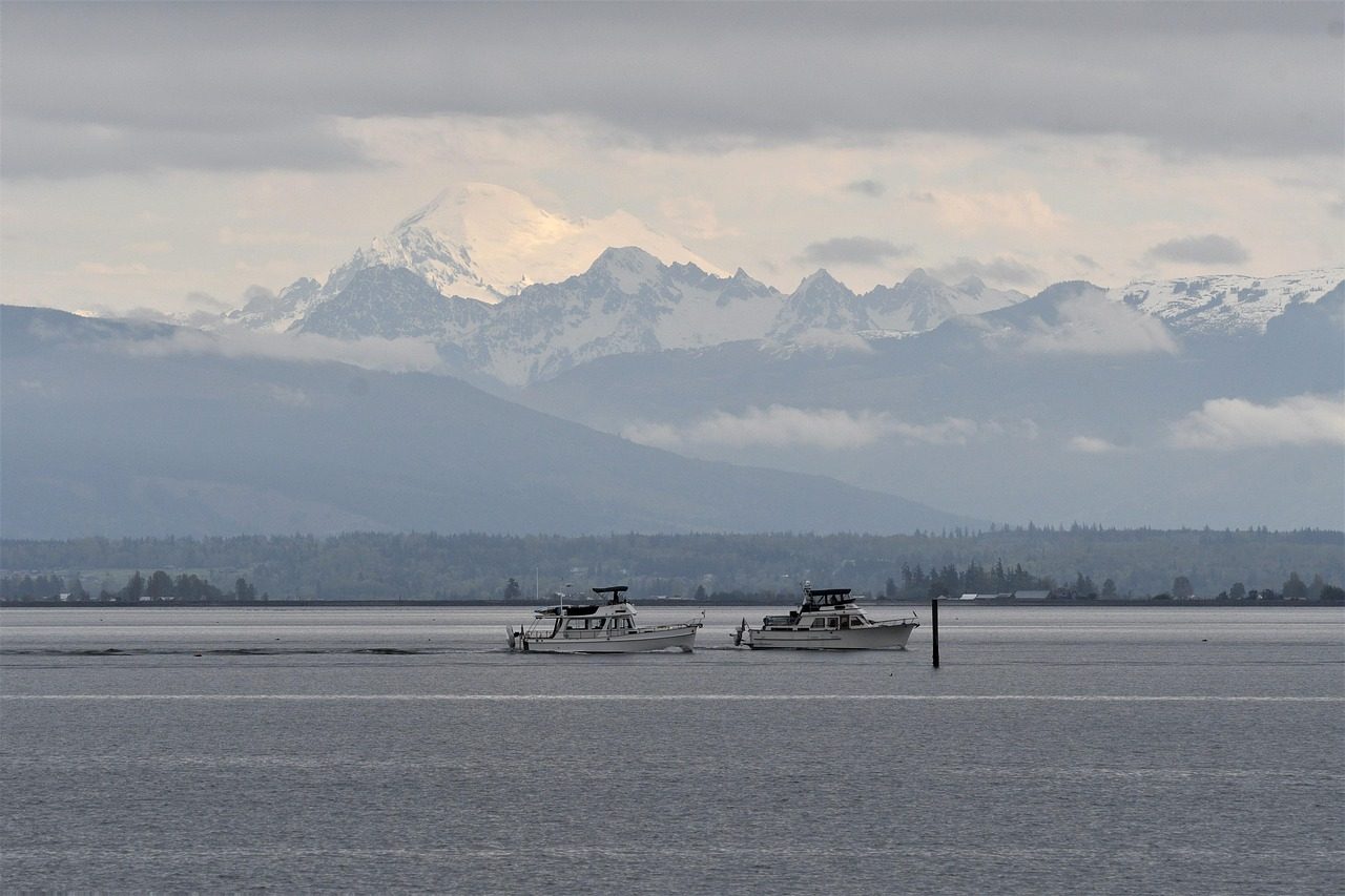 The Olympic Mountains across Puget Sound