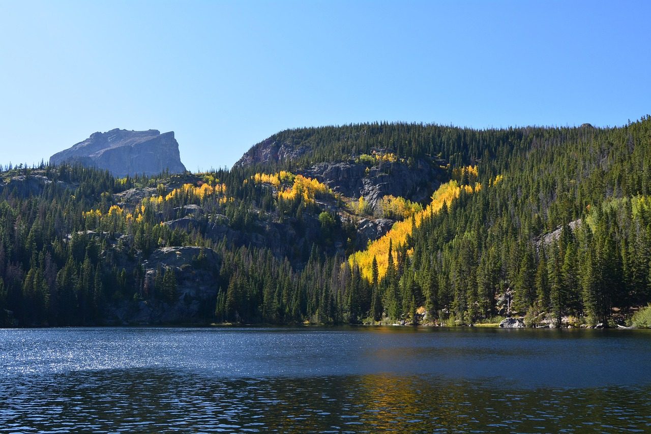 Bear Lake in Rocky Mountain National Park, west of Loveland