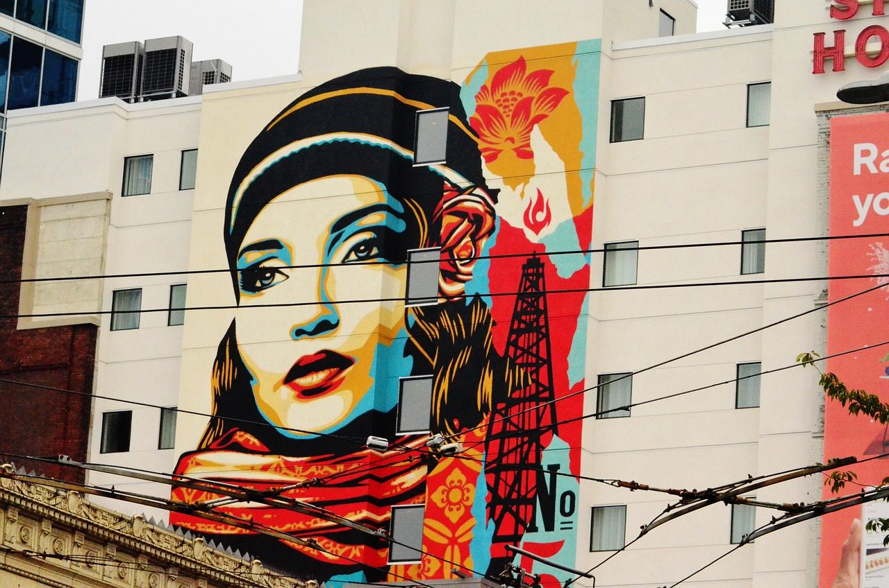 Mural near Pike Place Market, Seattle