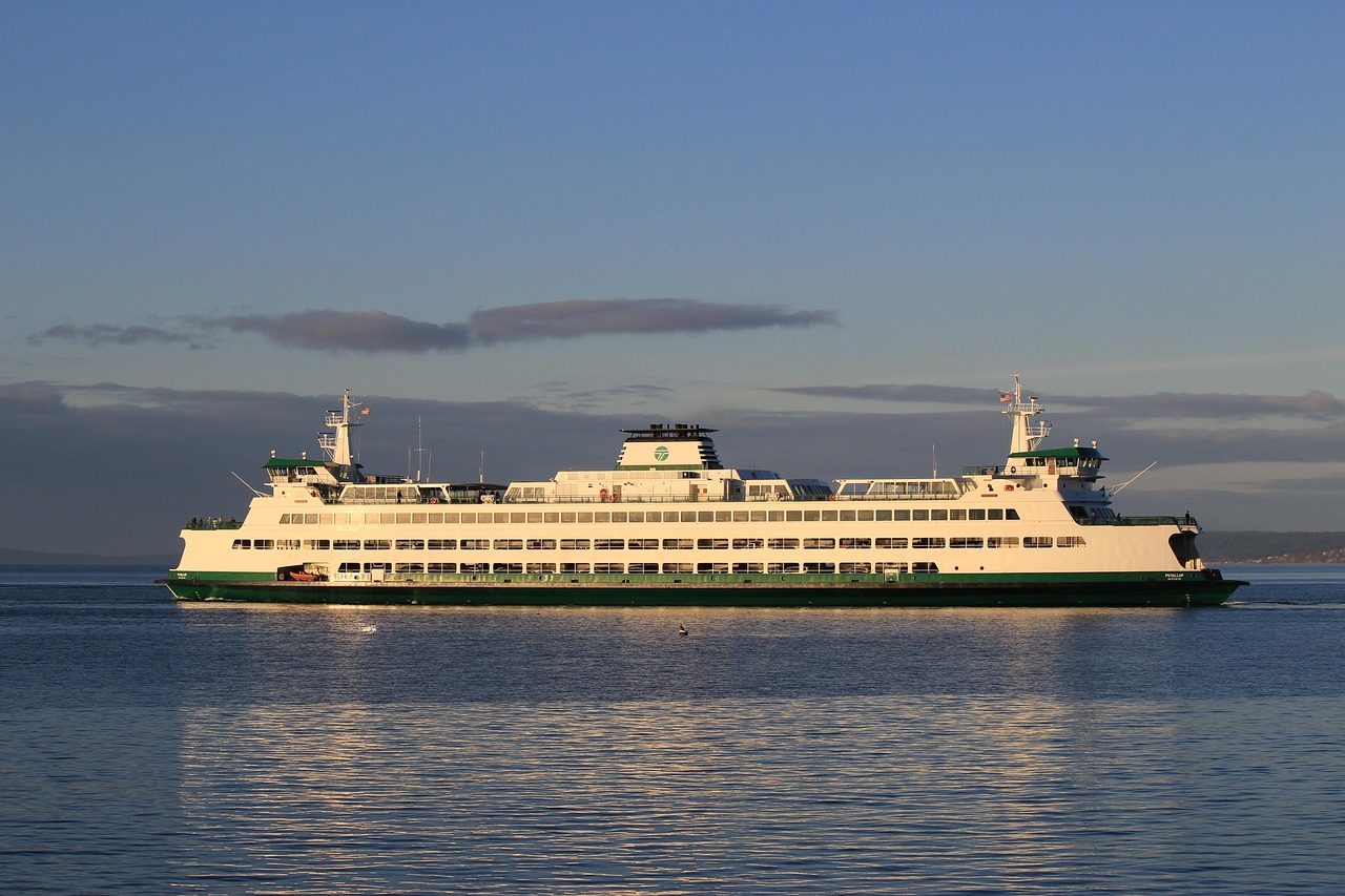 Washington State ferry on Puget Sound
